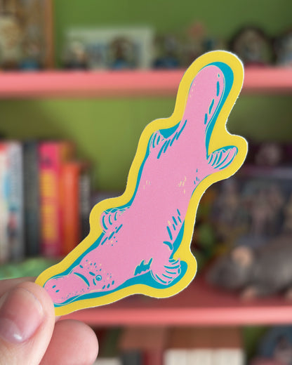 Phineas the Platypus Matte Vinyl Sticker