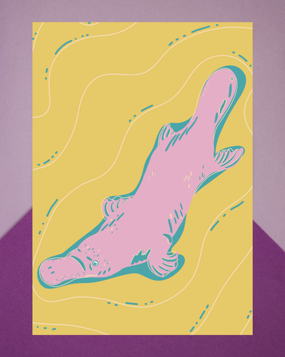 Phineas the Platypus Print